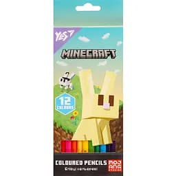 Олівці кольорові Yes Minecraft Spring 12 кольорів (290772)