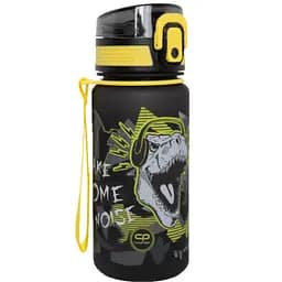 Пляшка для води СoolPack Brisk Dinopark 400 мл чорна (Z17966)