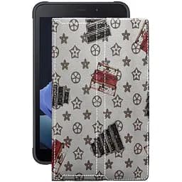Чехол StatusCASE из экокожи для планшета Samsung Galaxy Tab Active 3 Луи-Витон-белый