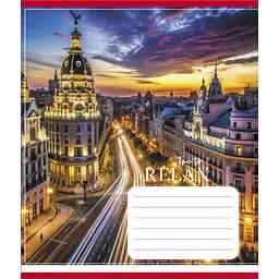 Зошит загальний "Міста в вогнях" Leader 096-630107K-2 в клітинку, 96 аркушів (959063)