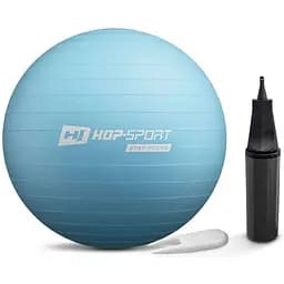 Фітбол Hop-Sport 45 см блакитний + насос