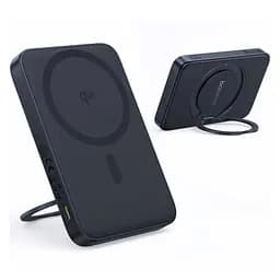 Зовнішній акумулятор Baseus PicoGo Qi2 Magnetic Power Bank with Rotatable Stand 5000mAh 20W Cosmic Black (with Simply Series Charging Cable Type-C (P10076802123-00) - мініатюра 3