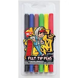 Фломастери Yes Subsurf, 6 кольорів (650430)