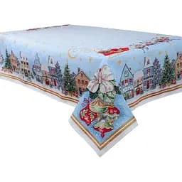 Скатерть Lefard Home Textile Comet гобеленовая новогодняя с люрексом 100х100 см (716-012)