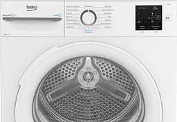 Beko Сушильна машина тепловий насос, 8кг, A++, 55см, дисплей, підсвітка барабану, пар, білий - мініатюра 4