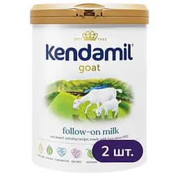 Суха суміш Kendamil Goat 2 на козячому молоці 6-12 міс. 1.6 кг (2 шт. х 800 г)