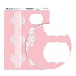 Папір дизайнерський односторонній „Love story“ 4 21х29,7см глянцевий 250г/м2 ROSA TALENT