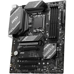 Материнська плата MSI LGA1700, B760 Gaming PLUS WIFI, B760, 4xDDR5, Int.Video(CPU), 4xSATA3, 2xM.2, 2xPCI-E 16x 4.0, 3xPCI-E 16x 3.0, ALC897, RTL8125BG, WiFi 6E, Bluetooth 5.3, 8xUSB3.2/6xUSB2.0, HDMI/DP, ATX - мініатюра 3