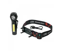 Ліхтар налобний Magnetic RL-211 Type-C XPE LED+COB fix torch - мініатюра 2
