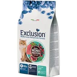 Сухий корм Exclusion Sterilized Tuna для стерилізованих котів з тунцем 12 кг