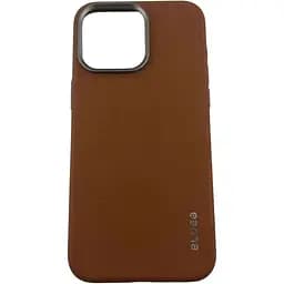 Чохол Blueo Leather Case with MagSafe для Apple iPhone 15 Pro Brown (B52-I15PBRW) [118423] - мініатюра 3