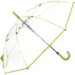Женский зонт-трость полуавтомат Fare 105 см прозрачный