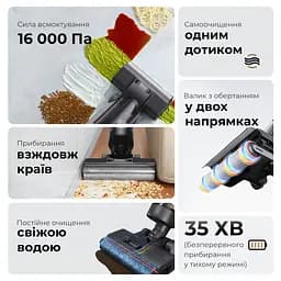 Бездротовий миючий пилосос Dreame G10 PRO - мініатюра 2