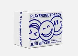 Настільна гра PLAYERSGETREADY Психологічна гра для друзів (150 карток) (укр.) (Friends#Ua)