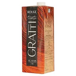 Вино Gratti Rouge червоне напівсолодке 1 л  - мініатюра 5