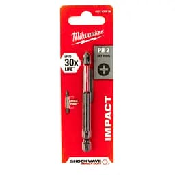 Біта SHOCKWAVE MILWAUKEE, PH2, 90мм - мініатюра 2