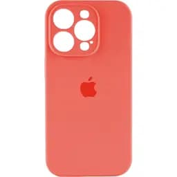 Чохол Silicone Case Camera Protect для Apple iPhone 16 Pro Peach AA [117057]