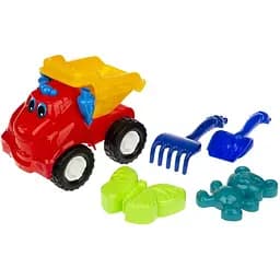 Пісочний набір Colorplast Самоскид "Смайл" №2 Colorplast 0138 Червоний