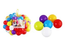 Набір м’яких різнокольорових кульок Kinderway, 100 шт., 02-414 - мініатюра 2