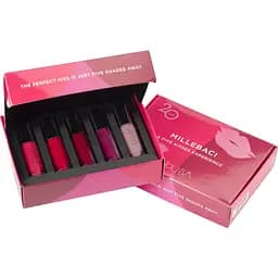 Набор мини стойких помад Nouba Millebaci Kisses Experience n.1, 5 шт.