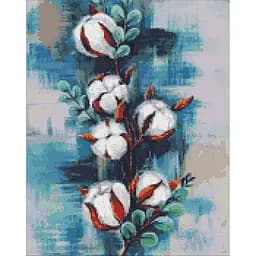 Набір з алмазною мозаїкою Ідейка Бавовна, 50х40 см (AMO7433)