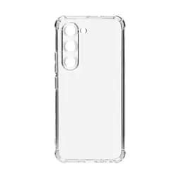 Прозрачный чехол для TECNO Spark 40 Pro 4G (KM6) с защитой камеры и усиленными бортами, тонкий, силиконовый, бесцветный, ударостойкий, противоударный бампер c закрытой камерой, ArmorStandart (ARM87522)