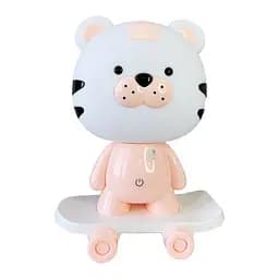 Нічник дитячий «Тигр на скейті» Mega Zayka MGZ-1408(Pink) мережевий, живлення від USB
