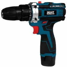 Шуруповерт-дрель аккумуляторный Zenit Профи ЗПША-12/15 S2 12 В 2х1.5 А/ч 25 Нм 350 1500 об/мин