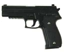Страйкбольний пістолет Galaxy Sig Sauer 226, метал, чорний, вага 700 г