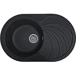 Мийка кухонна Valetti 33N гранітна 780x505 мм чорна