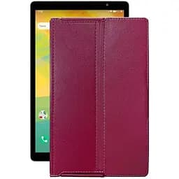 Чохол StatusCASE з екошкіри для планшету Prestigio MultiPad Grace 4891 10.1 4G Бордовий