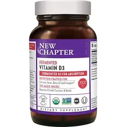 Ферментированный витамин D3 New Chapter Fermented Vitamin D3, 30 таблеток