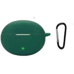 Чехол-накладка DK для Oppo Enco Air 4 | Silicone Candy Friendly с карабином (017987) (green)