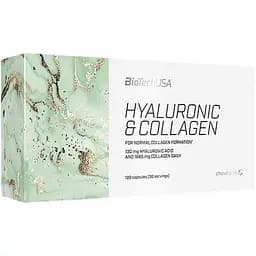 Препарат для суглобів і зв'язок BiotechUSA Hyaluronic Collagen 120 капсул