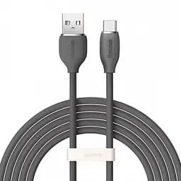 Кабель Baseus Jelly Liquid Silica Gel Fast Charging Cable USB to Type-C 100W 1.2m CAGD010001 Black