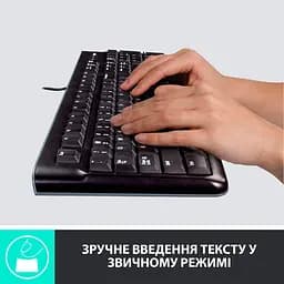 Комплект (Клавіатура та Миша) Logitech MK120 Desktop (920-002563) USB Black - мініатюра 2