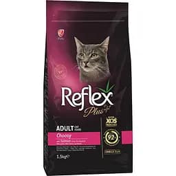 Сухий корм для вибагливих котів Reflex Plus з лососем 1.5 кг
