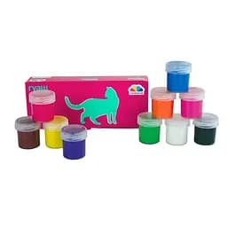 Дитячі гуашеві фарби "Захоплення" ГАММА'UA 200203, 10 кольорів