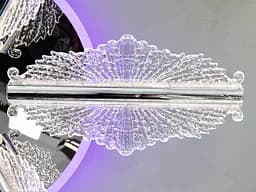 Люстра стельова Diasha 25106/6HR LED 3color хром LED 98W пульт димер - мініатюра 6