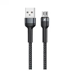 Дата кабель для зарядки REMAX Jany RC-124m USB 2.0 — micro USB 2.4A Черный (1м)