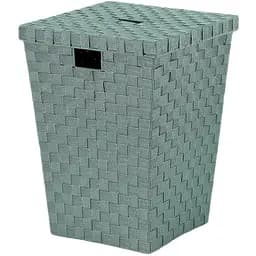Кошик для білизни Kela Alvaro 40x40x52 см зелена липа (24519)