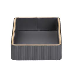 Серветниця з еко-шкіри для дому, сірий TS Kitchen HP9900G - мініатюра 3