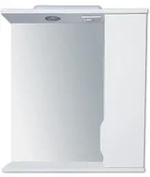 Дзеркало для ванної ПіК Альба Z-1 праве з шафкою 50 см Білий 30412