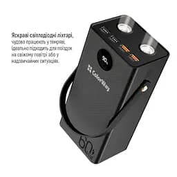 Повербанк ColorWay Powerful 60000 mAh Black (CW-PB600LPA5BK-PDD) - мініатюра 4