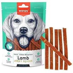 Wanpy Soft Lamb Jerky Slices ванпи филе ягненка вяленое слайсы лакомство для собак
