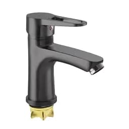 Смеситель для умывальника Zegor PUD1-A045MG однорычажный Графитовый 30412