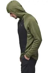 Куртка чоловіча Black Diamond M Coefficient LT Hybrid Hoody L Чорний-Оливковий - мініатюра 3