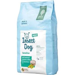 Сухий вегетаріанський корм для собак Green Petfood Insect dog Adult Sensitive з протеїном комах та рисом 900 г