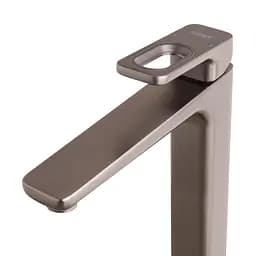 Змішувач для умивальника високий Koer KB-11031-07 KR5435 Графіт - мініатюра 4