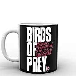 Кухоль GeekLand Хижі птахи логотип Birds of Prey BOP.03.09 330 мл білий